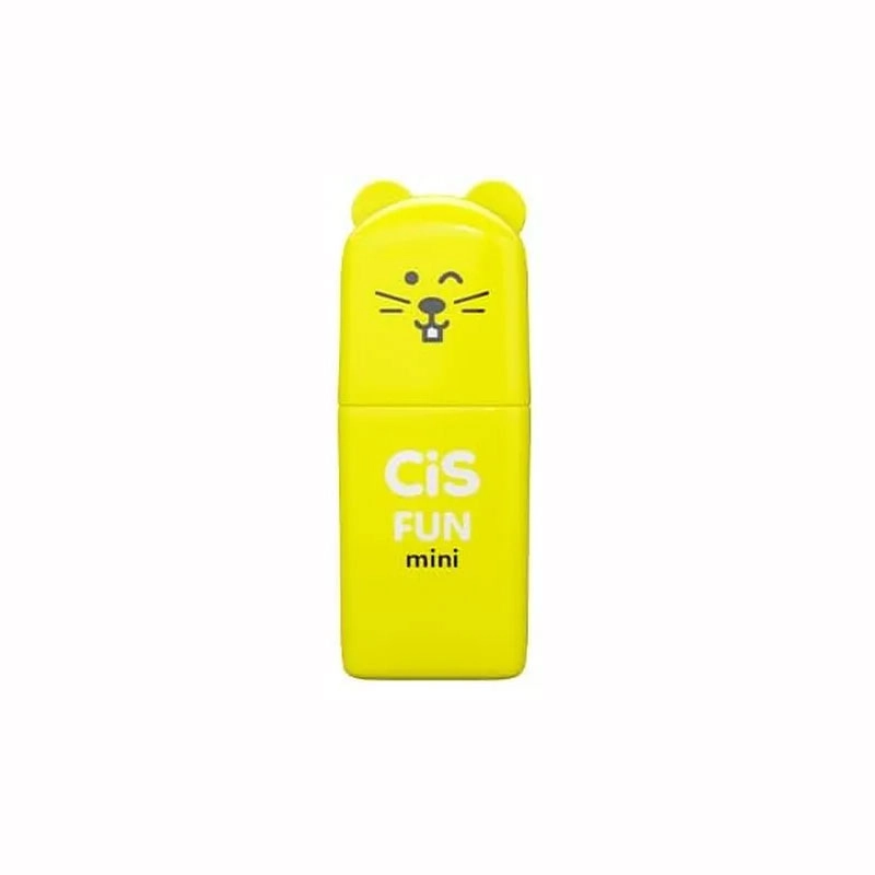 Pincel marca texto Fun Mini Amarelo Neon - Cis