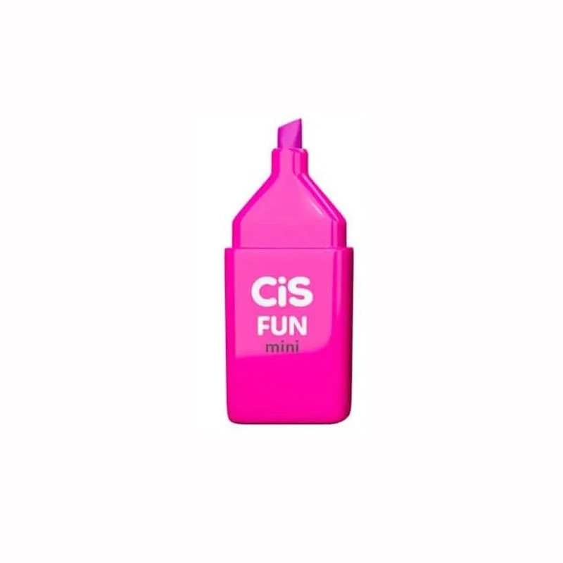 Pincel marca texto Fun Mini Rosa Neon - Cis