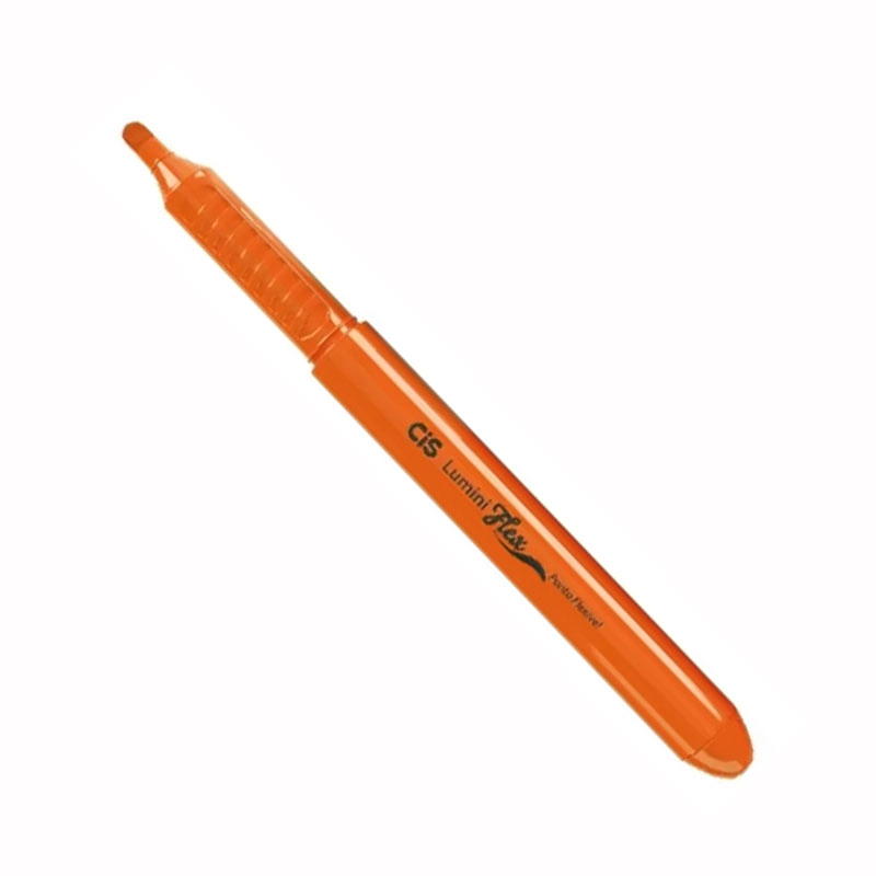 Pincel marca texto Lumini Flex Laranja Neon - Cis