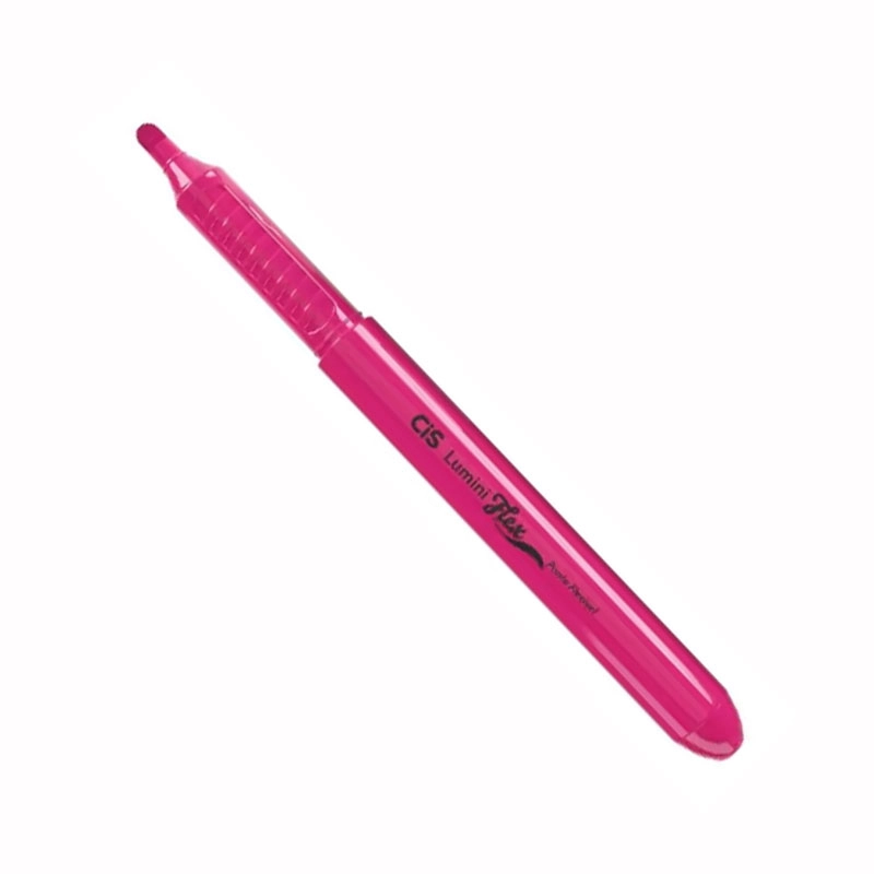 Pincel marca texto Lumini Flex Rosa Neon - Cis