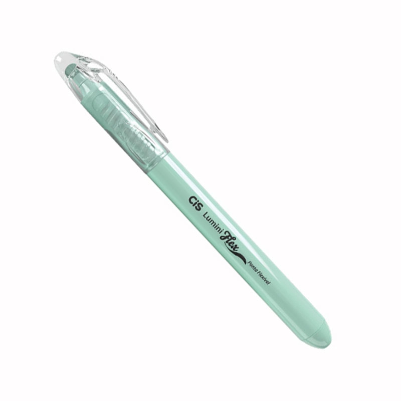 Pincel marca texto Lumini Flex Verde Pastel - Cis