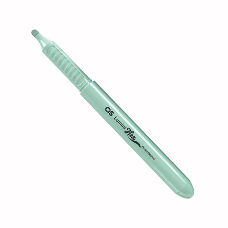 Pincel marca texto Lumini Flex Verde Pastel - Cis