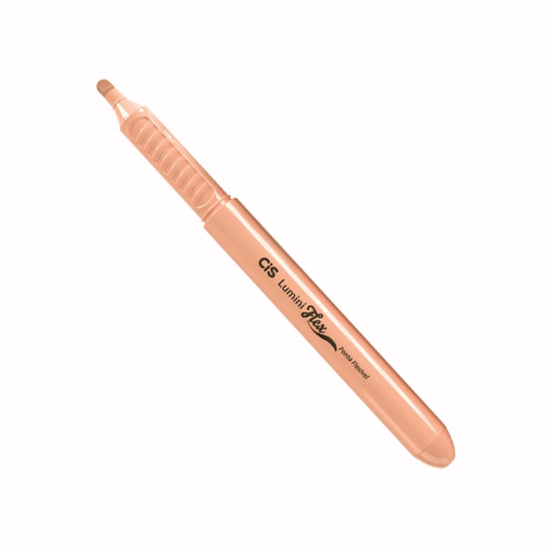 Pincel marca texto Lumini Flex Laranja Pastel - Cis