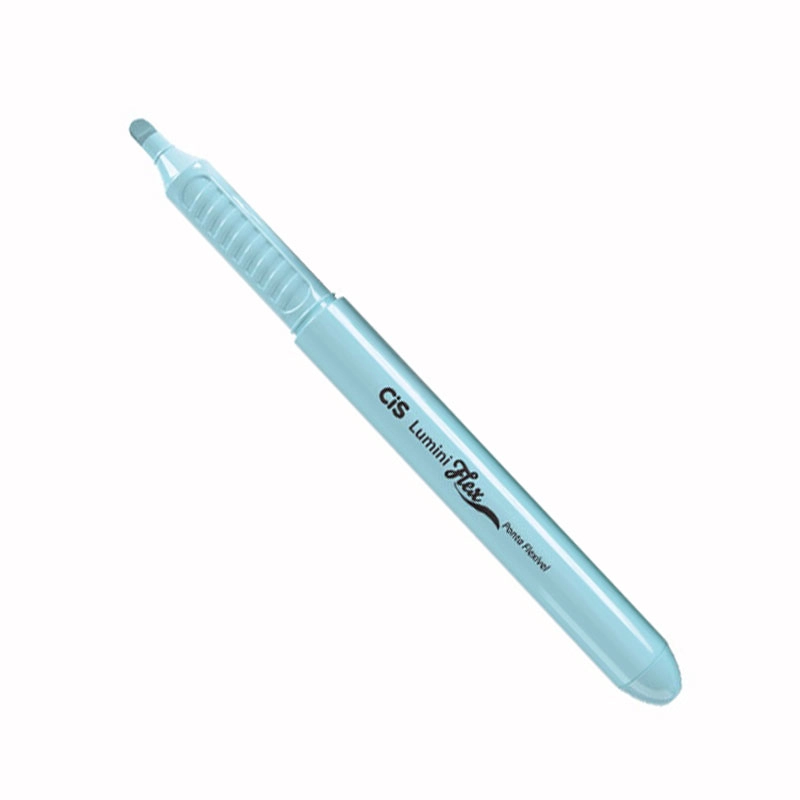 Pincel marca texto Lumini Flex Azul Pastel - Cis