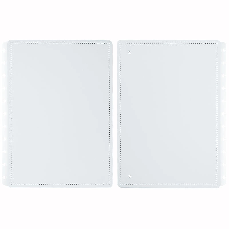 Capa e contra-capa grande All White CICG4062 - Caderno Inteligente