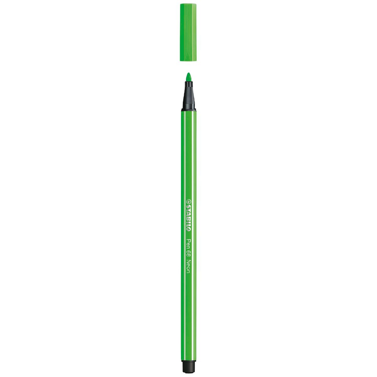 Caneta hidrográfica Ponta Sintética 68/033 - Verde Fluorescente - Stabilo