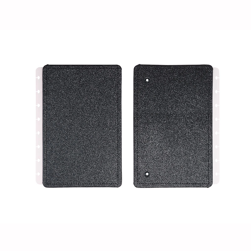 Capa e contra-capa A5 Lets Glitter Neon Black CICA2135 - Caderno Inteligente