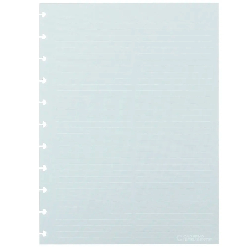 Bloco refil grande anotação pautado linha branca 90g com 50 folhas - CIRA4037 - Caderno Inteligente