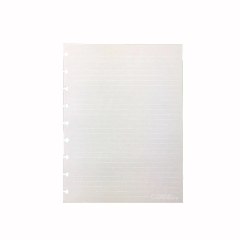 Bloco refil médio pautado linha branca 90g com 50 folhas - CIRM3020 - Caderno Inteligente