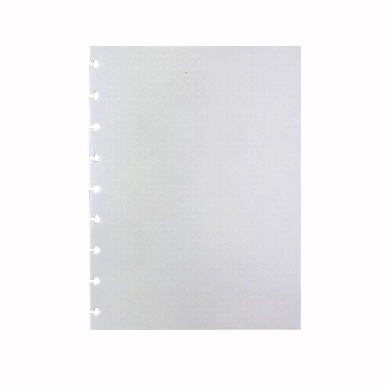 Bloco refil médio pontilhado linha branca 90g com 50 folhas - CIRM3018 - Caderno Inteligente