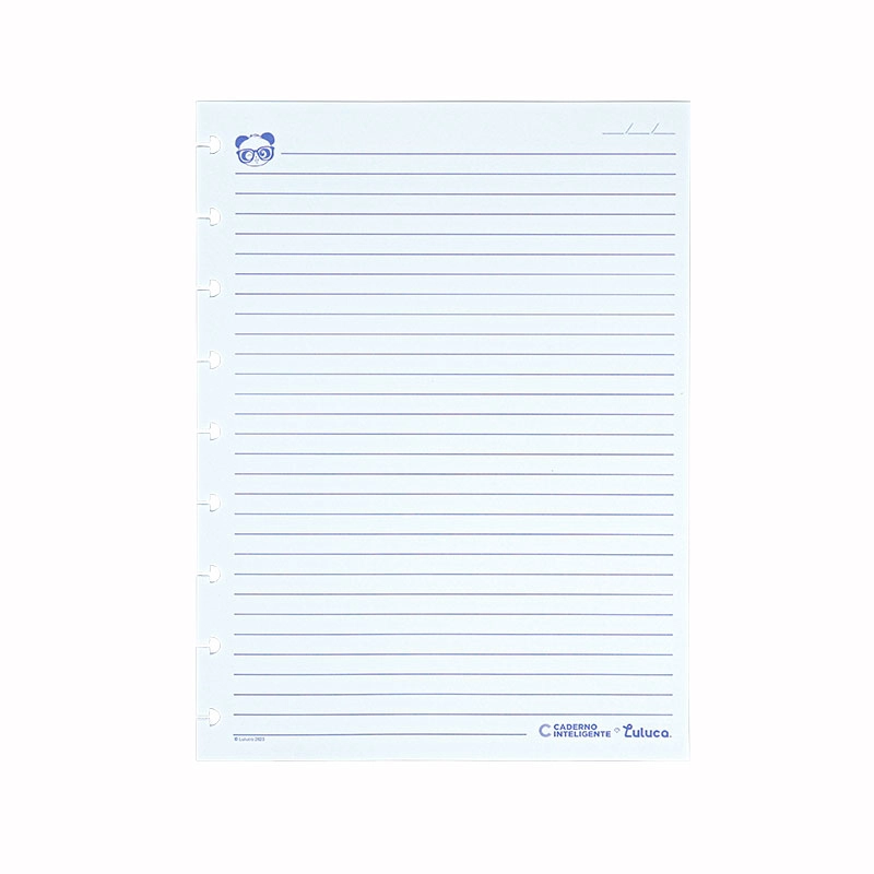 Bloco refil médio by Luluca pautado 90g com 50 folhas - CIRM3039 - Caderno Inteligente
