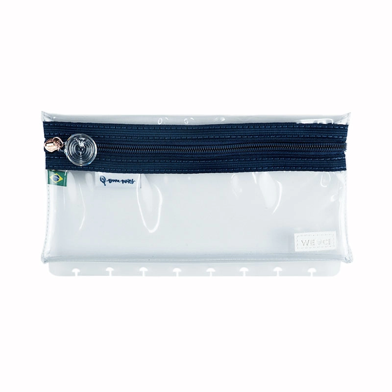 Estojo escolar Crystal BT Azul CIEI1017 - Caderno Inteligente