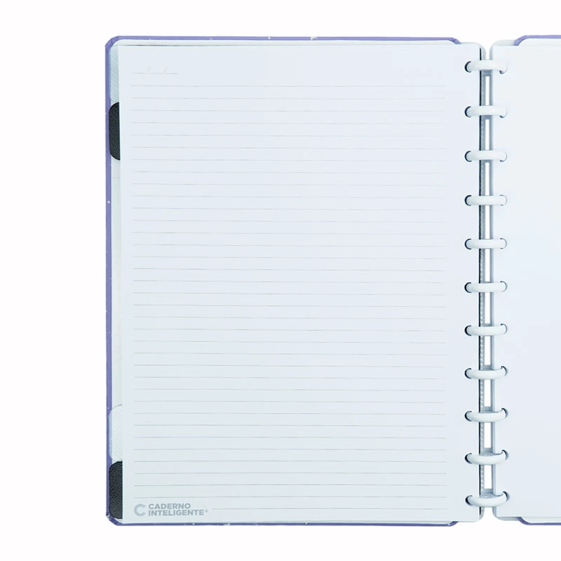 Caderno inteligente grande Purple Galaxy by Gocase - CIGD4163