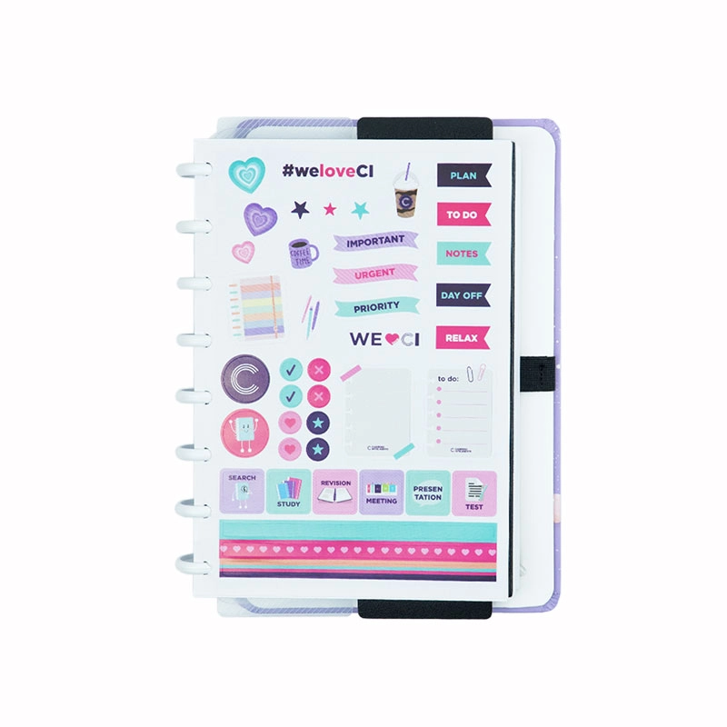 Caderno inteligente A5 Purple Galaxy by Gocase - CIA52154
