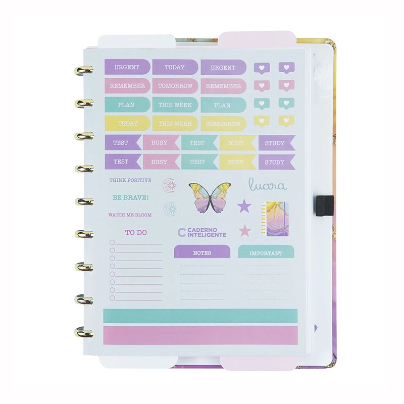 Caderno inteligente médio Aurora by Luara - CIMD3142