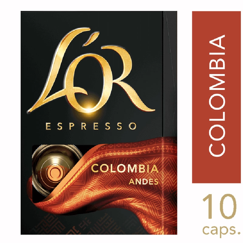 Cápsula de café espresso Colombia 10 unidades - L