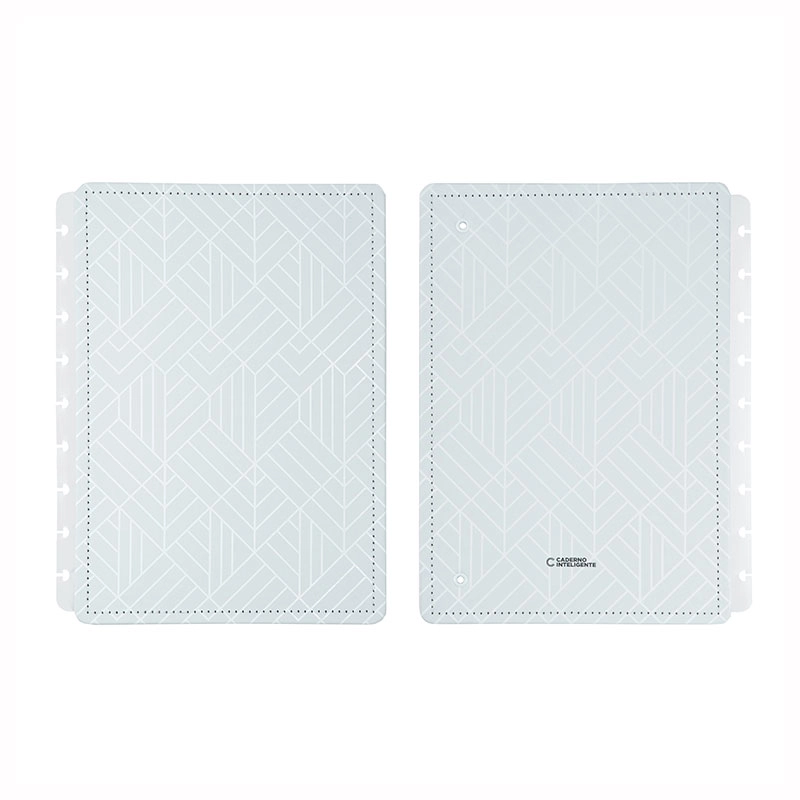 Capa e contra-capa médio Ice Grey CICM3140 - Caderno Inteligente