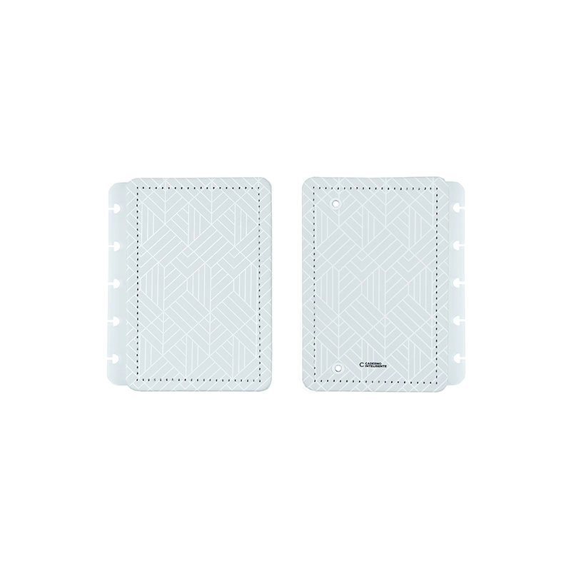Capa e contra-capa inteligine Ice Grey CICI1116 - Caderno Inteligente