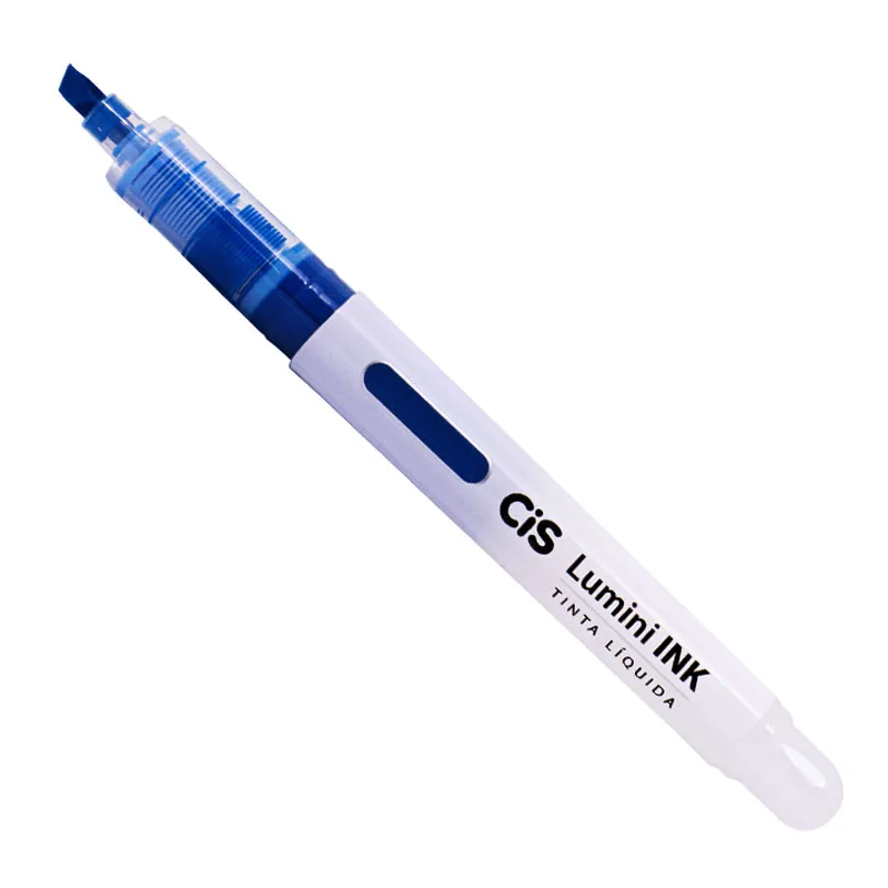Pincel marca texto Lumini INK Tinta Líquida - Azul - Cis