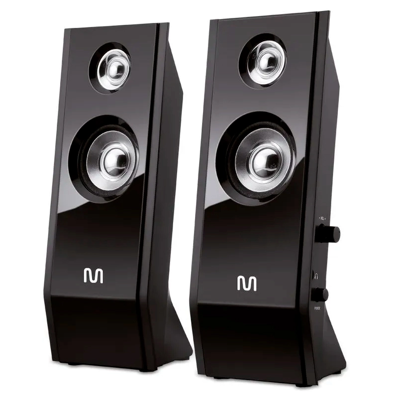 Caixa de som 2.0 8w RMS preta usb SP091 - Multilaser