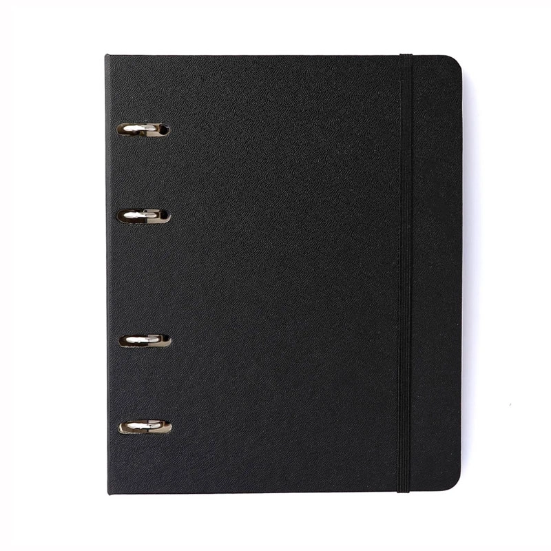 Caderno argolado criativo A5 office duo Clássica Preta - Cicero