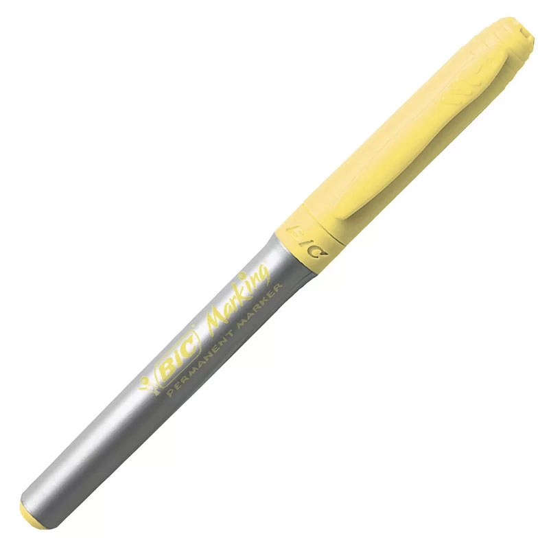 Pincel marcador permanente Marking Amarelo Pastel 971147 - Bic