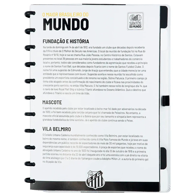 Caderno inteligente grande Santos - CIGD4307