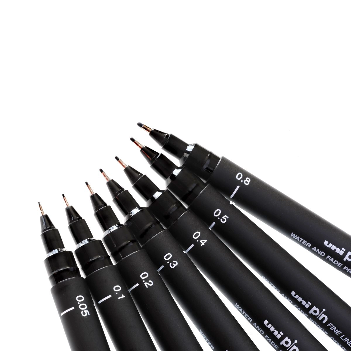Caneta Nankin Uni Pin fine line 0.8 - Preto - Mitsubishi
