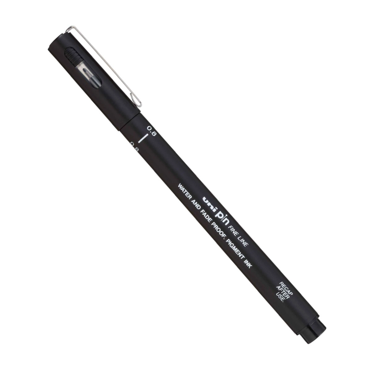 Caneta Nankin Uni Pin fine line 0.8 - Preto - Mitsubishi