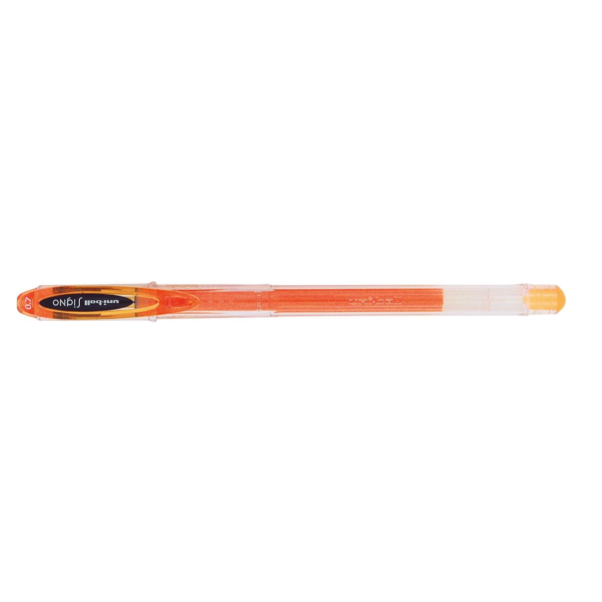 Caneta gel Signo 0.7mm UM-120 - Laranja - Uni-Ball