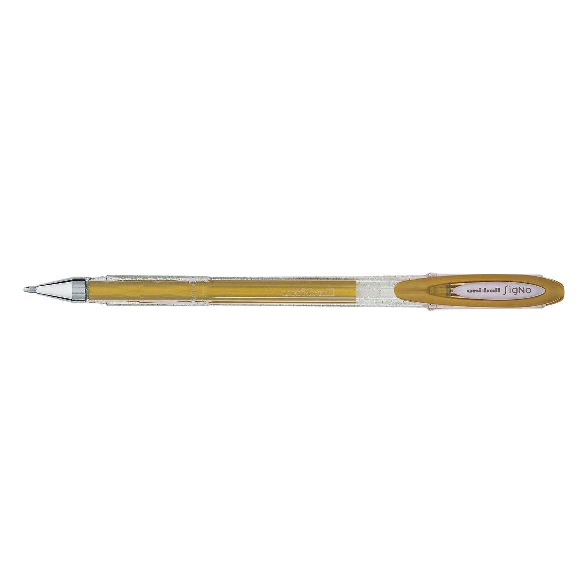 Caneta gel metálica signo 0.7mm UM-120NM - Ouro - Uni-Ball