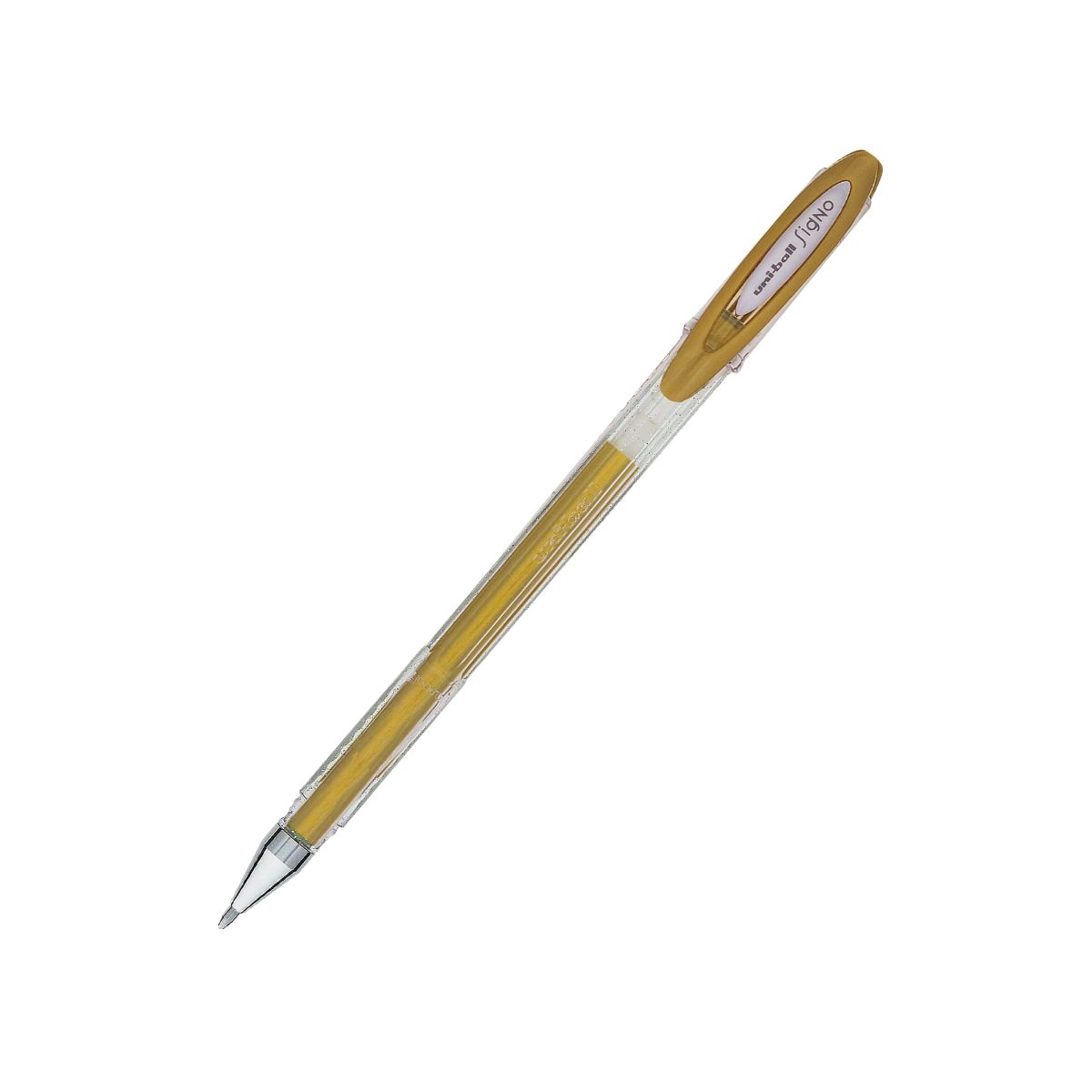 Caneta gel metálica signo 0.7mm UM-120NM - Ouro - Uni-Ball