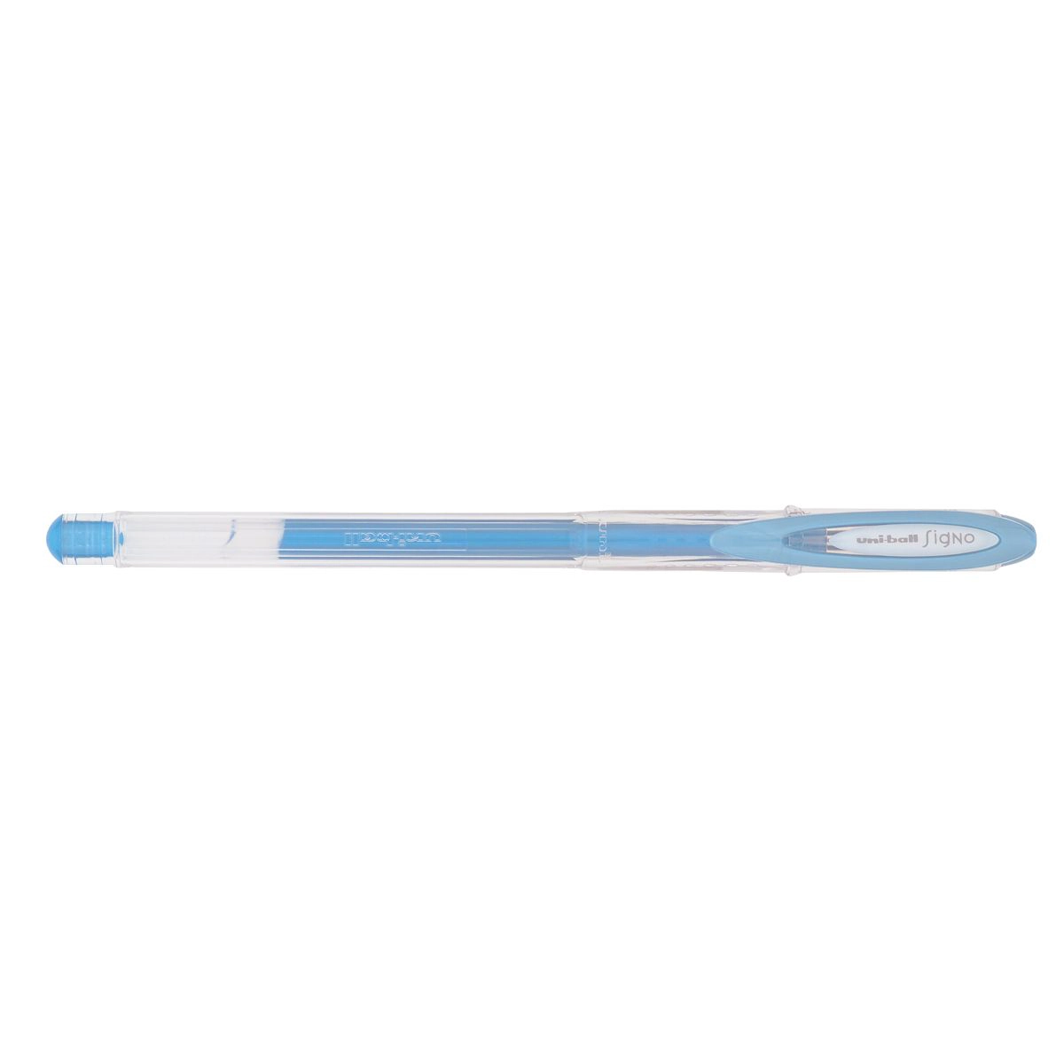 Caneta gel metálica signo 0.7mm UM-120NM - Azul Claro - Uni-ball
