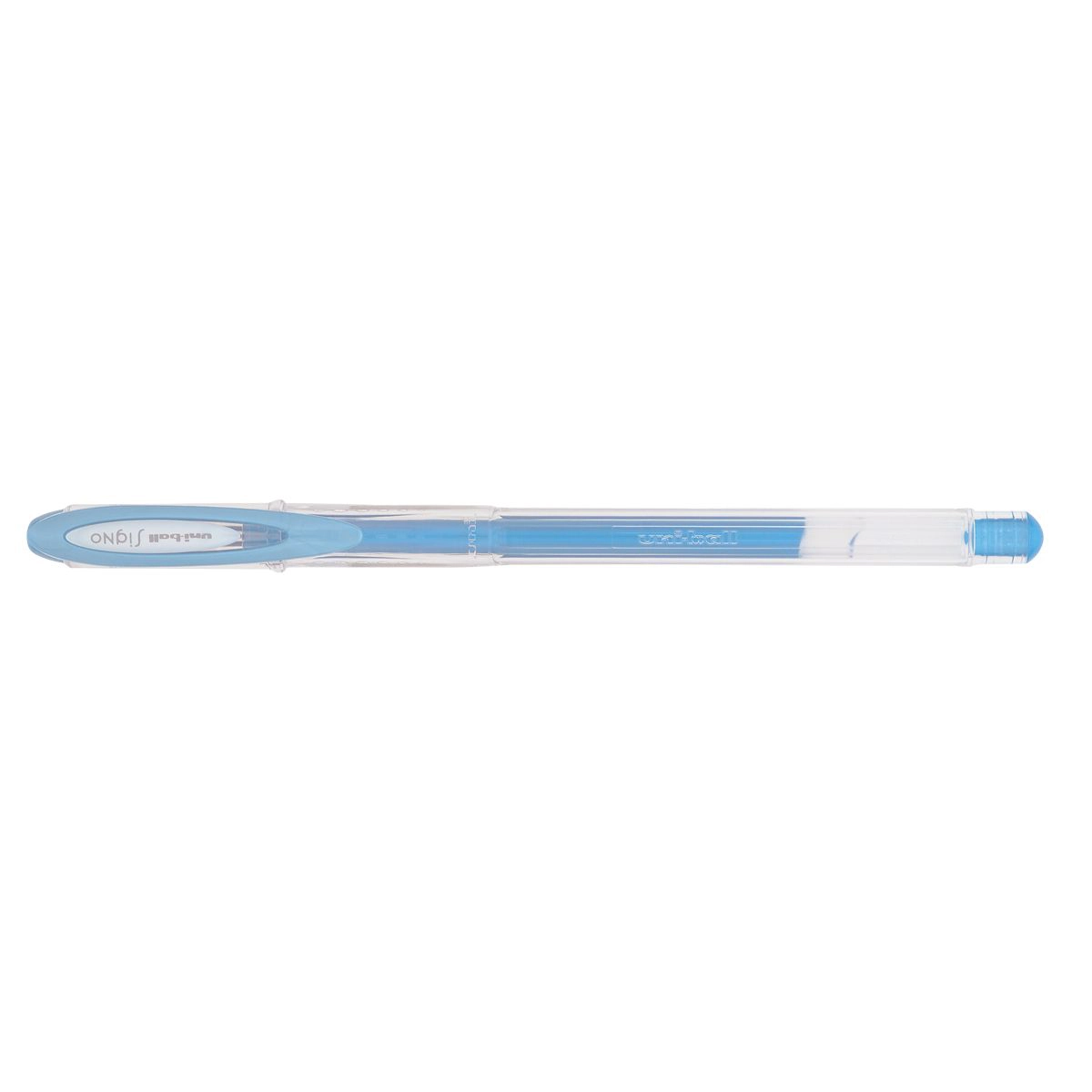 Caneta gel metálica signo 0.7mm UM-120NM - Azul Claro - Uni-ball
