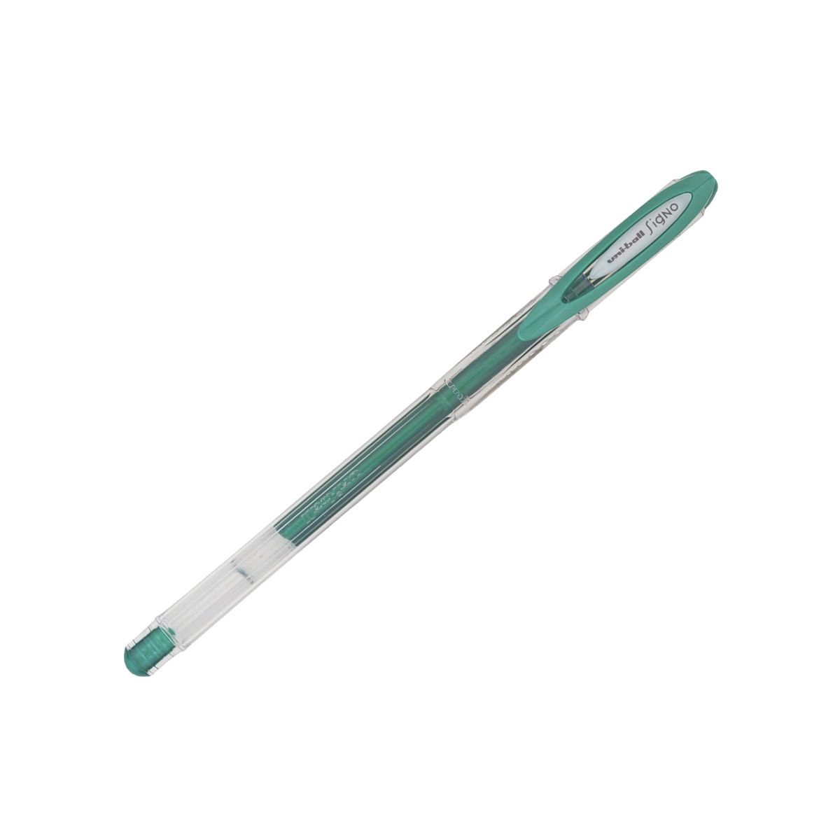 Caneta gel metálica signo 0.7mm UM-120NM - Verde - Uni-Ball