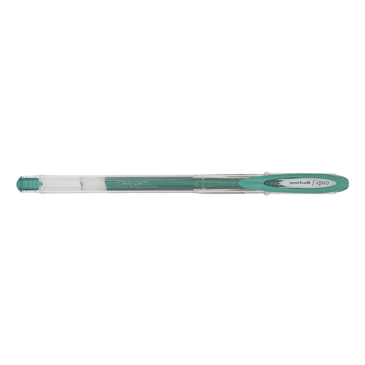 Caneta gel metálica signo 0.7mm UM-120NM - Verde - Uni-Ball