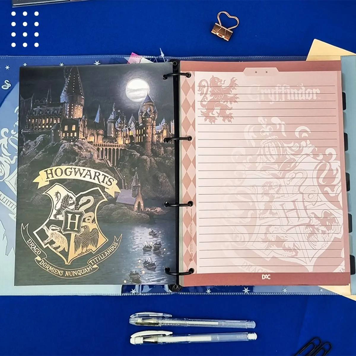 Caderno argolado universitário 192 folhas 4566 Harry Potter - Dac
