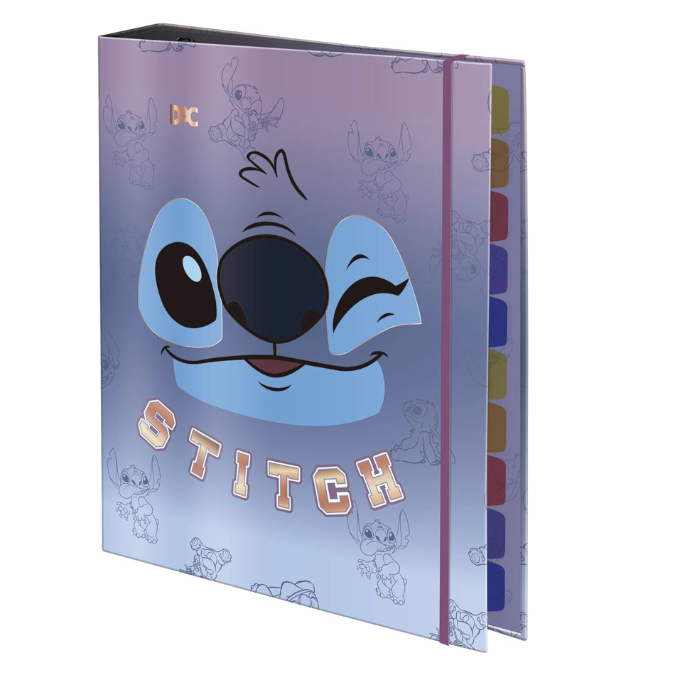 Caderno argolado colegial 48 folhas 4514 Stitch - Dac