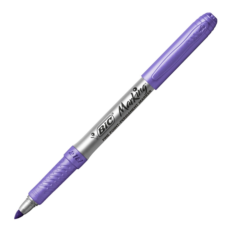 Pincel marcador permanente Marking Violeta Metálico 971152 - Bic