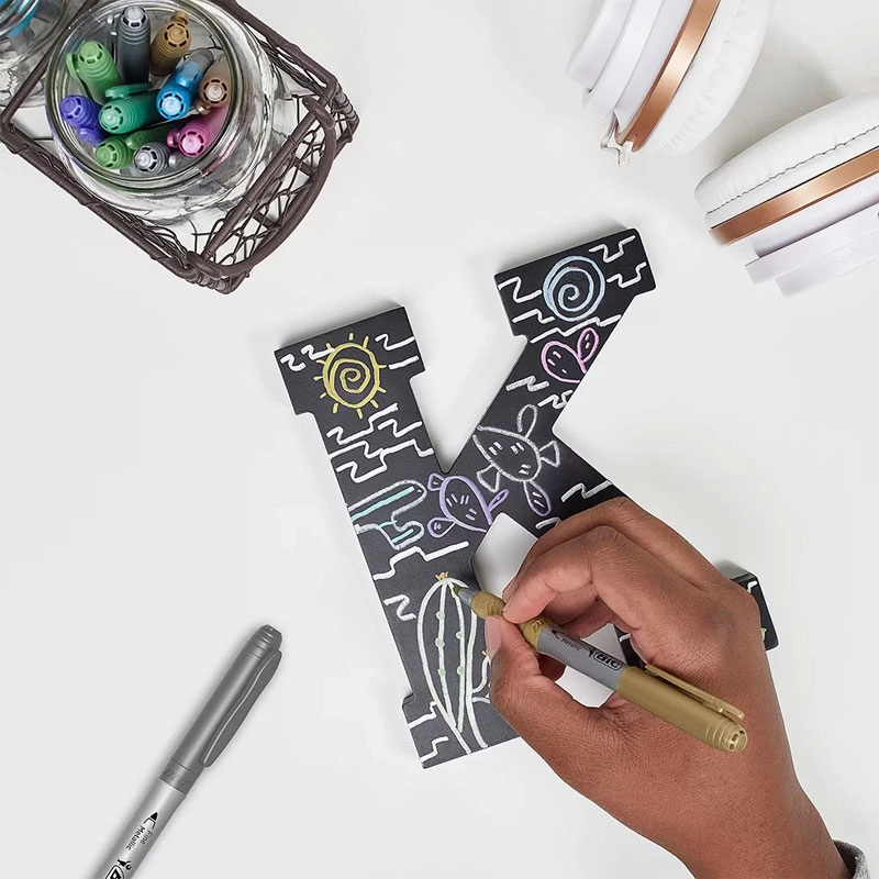 Pincel marcador permanente Marking Violeta Metálico 971152 - Bic