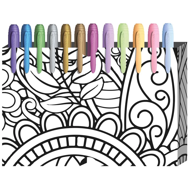 Pincel marcador permanente Marking Azul Pastel 971148 - Bic