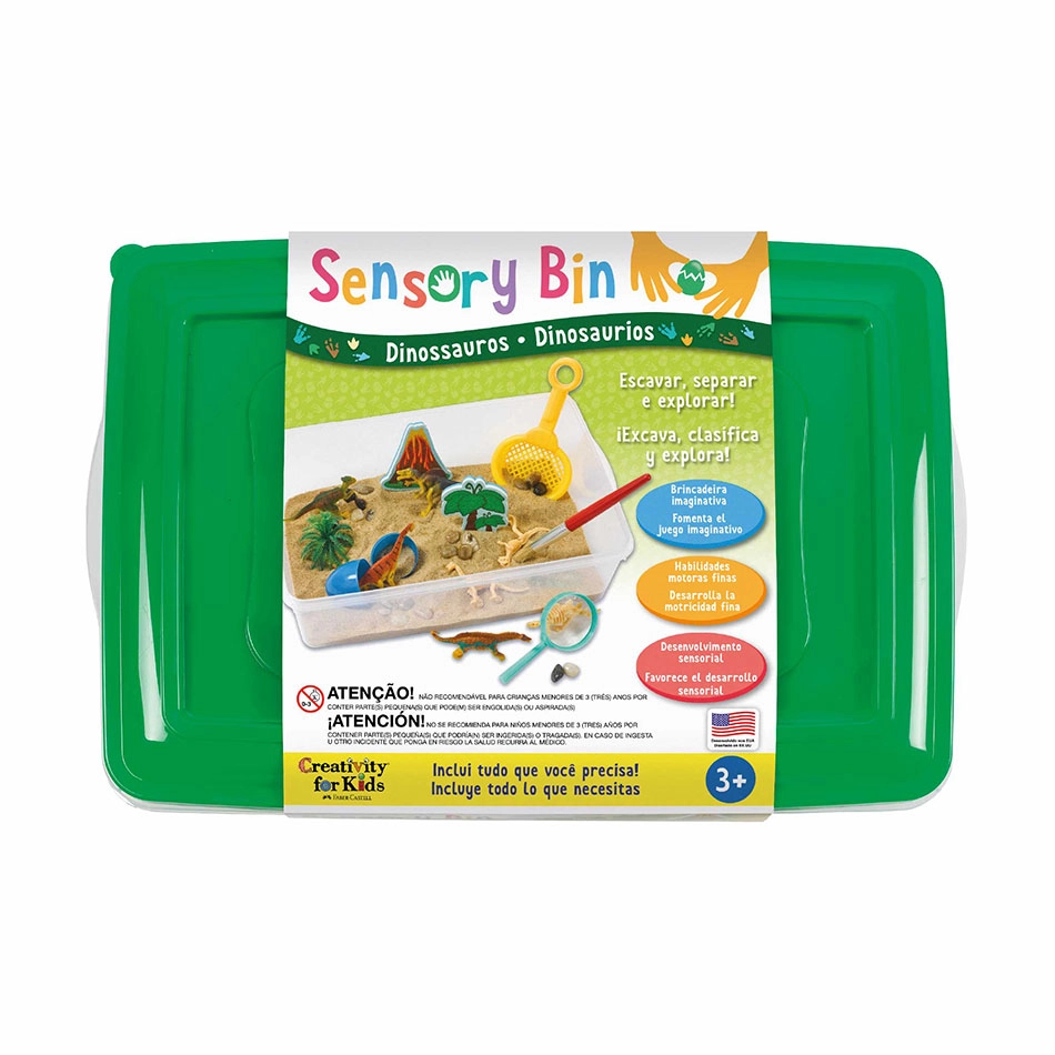 Caixa sensorial Escavação de Dinossauros Creativity for Kids 6283900 - Faber-Castell