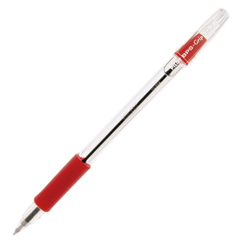 Caneta esferográfica BPS Grip 0.7 Vermelha - Pilot - Escrita - Lepok