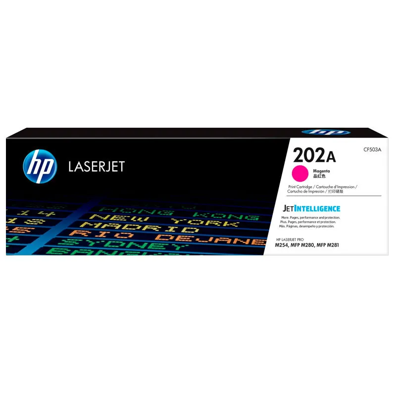 Toner HP 202A Original CF503A Magenta p/ Laserjet Pro M254dw, M281fdw