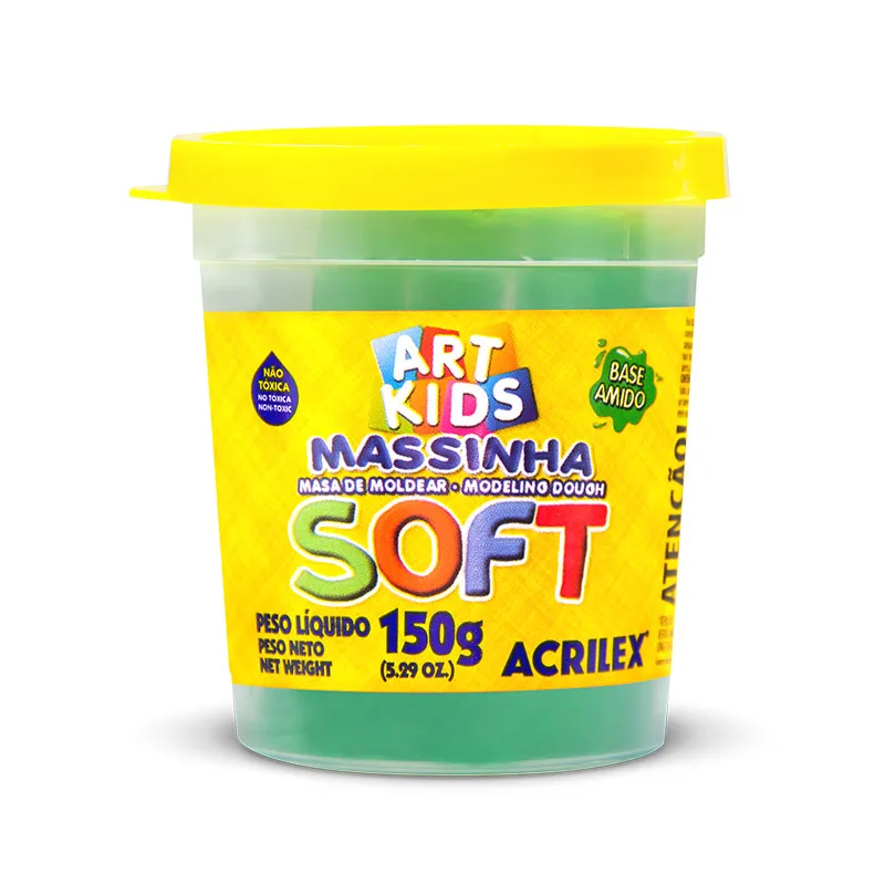 Massa de modelar Soft 150g Verde 101 - Acrilex