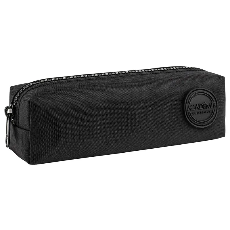 Estojo escolar com zíper - 313416 - Académie Young Preto - Tilibra