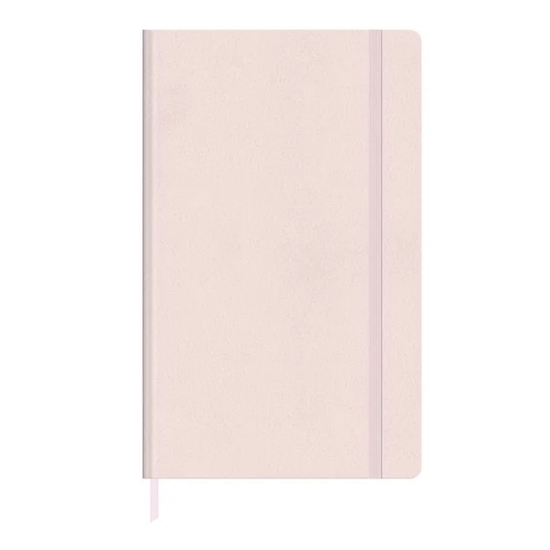 Caderno costurado grande pautado Fitto 80 folhas Cambridge Rosa - Tilibra