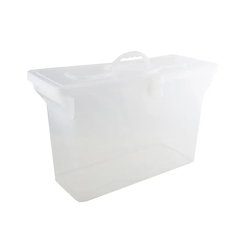 Maleta arquivo empilhável sem pasta - cristal - 0331.H - Dello