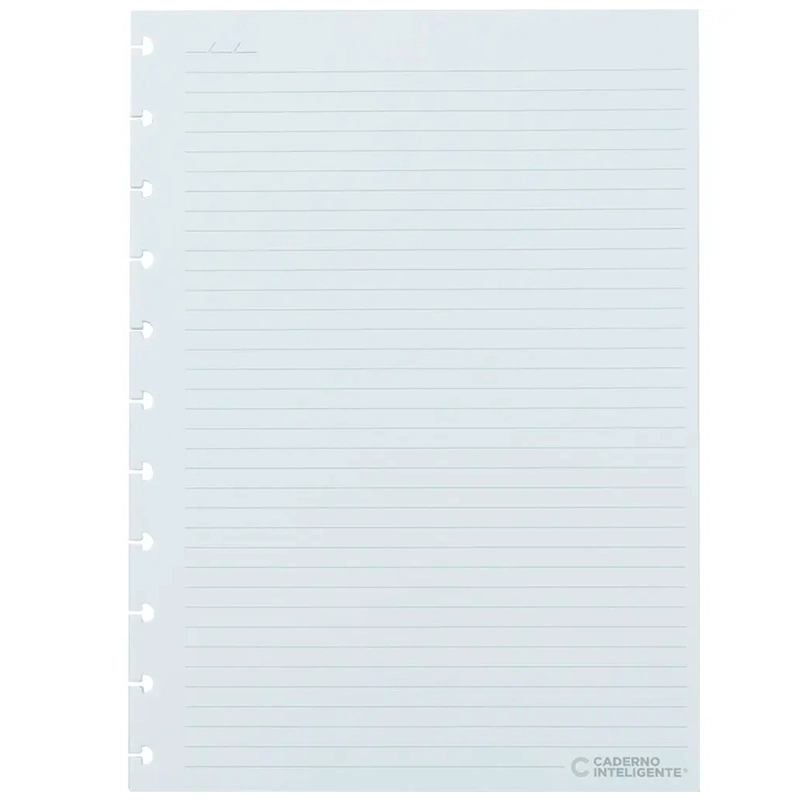 Bloco refil grande pautado 120g com 30 folhas - CIRG4004 - Caderno Inteligente