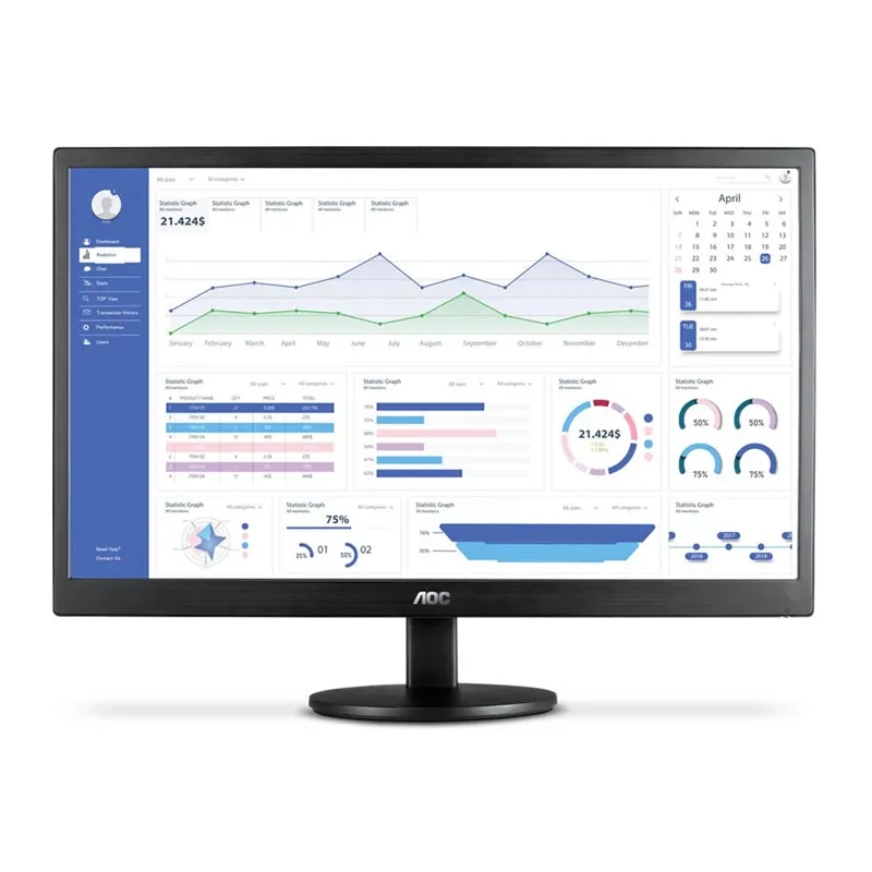 Monitor LED 18,5 widescreen E970SWHNL - AOC